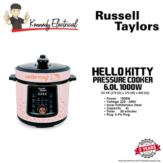 Russell Taylor HELLO KITTY PRESSURE COOKER 6.0L 1000W D2-HK | Kennedy ...