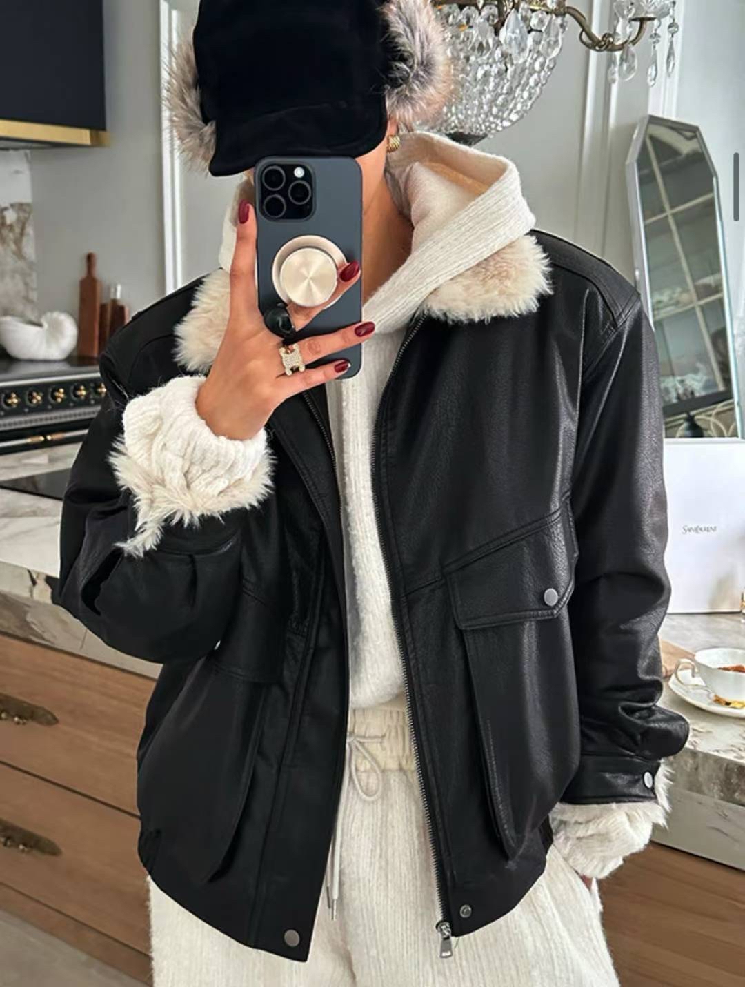 超靚毛毛仿皮Jk