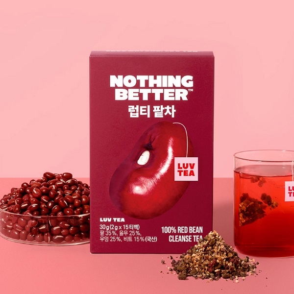 韓國 Nothing Better Luv Tea 除濕排毒 100%天然紅豆茶 一盒15個獨立茶包