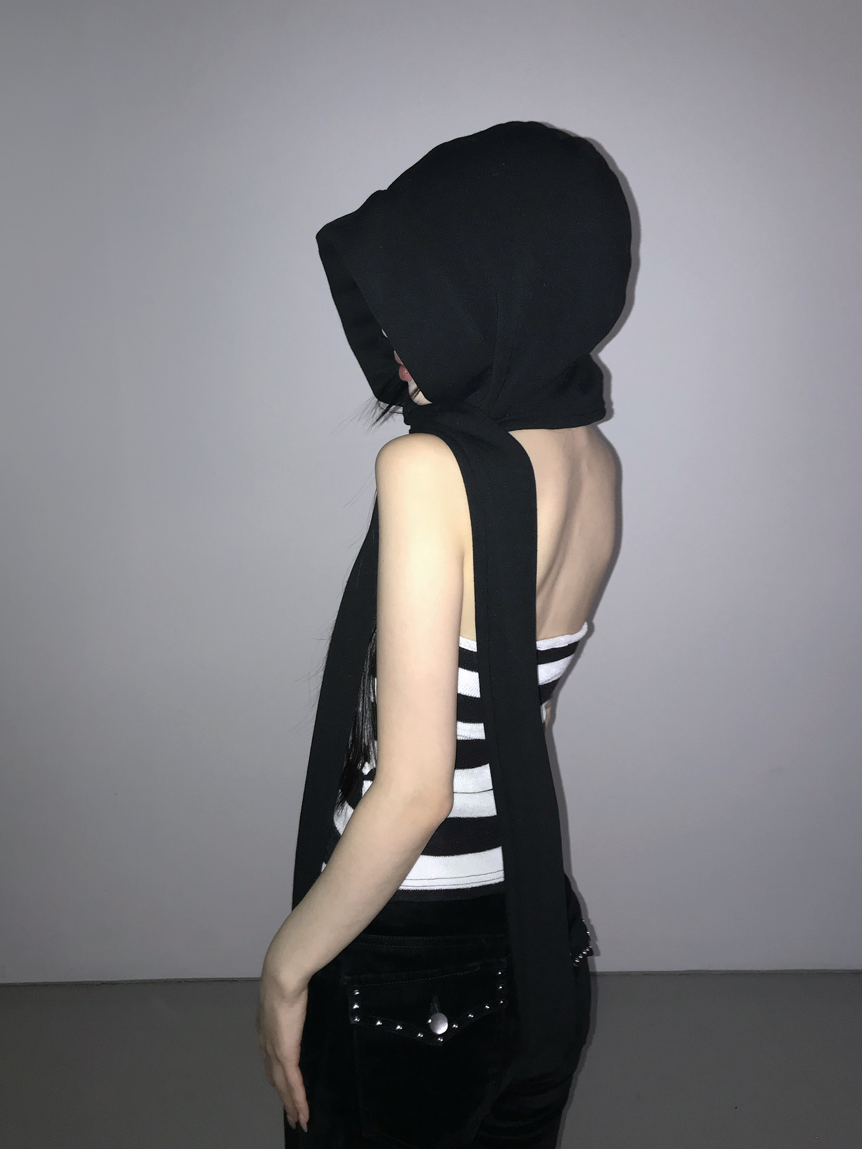 Fleece Lined Hooded Scarf