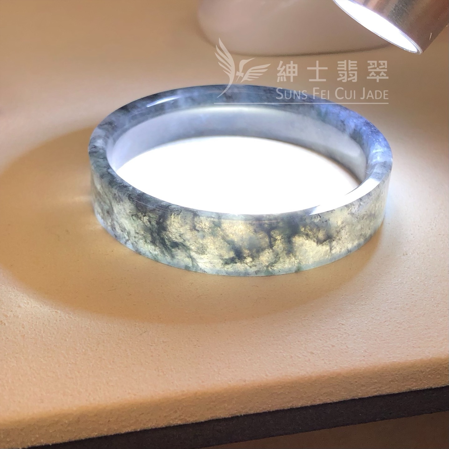 山水烏雞方鐲48.2mm