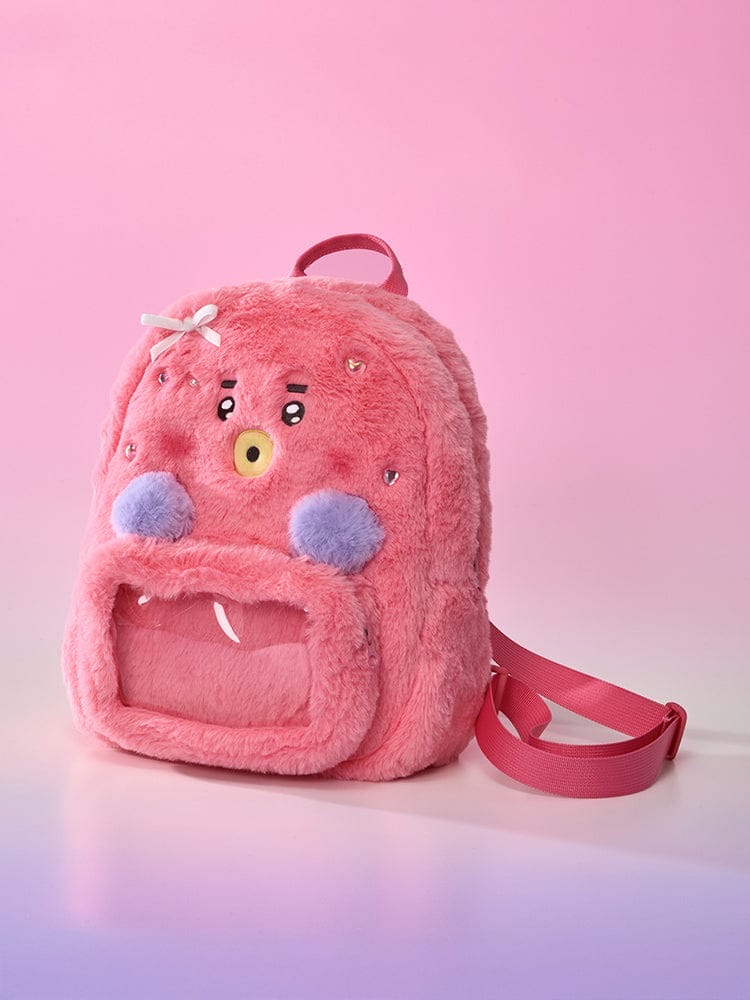 📦訂購 韓國代購 Line Friends BT21 BABY CLEAR POCKET PLUSH BAG 透明口袋毛絨包