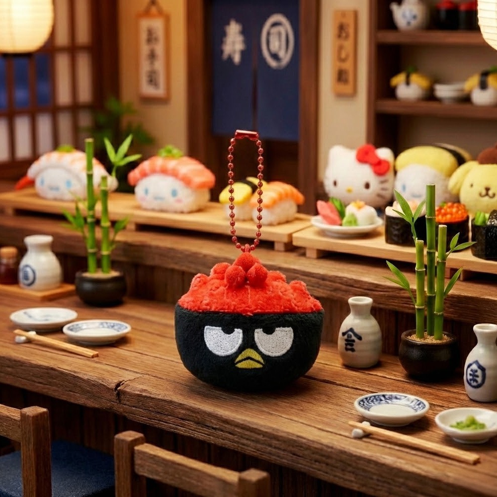 [Sanrio] Sushi 5cm公仔匙扣 (8種)