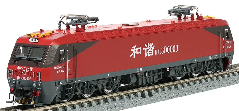 中國和諧電3D紅皮鐵骨型電力機車 N比例長鳴出品