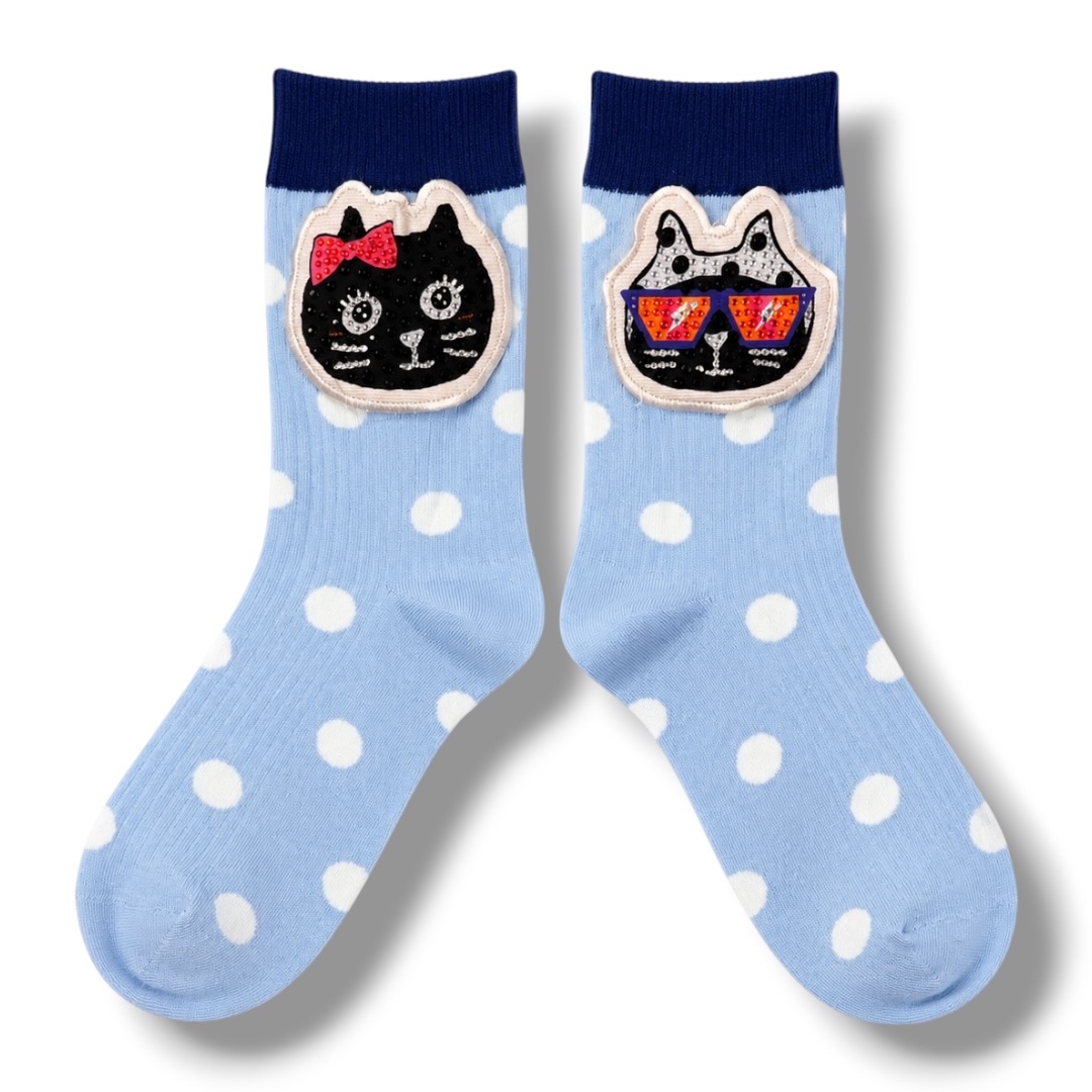 (Pre Order) Skye x Pebbly Polka Dots Socks