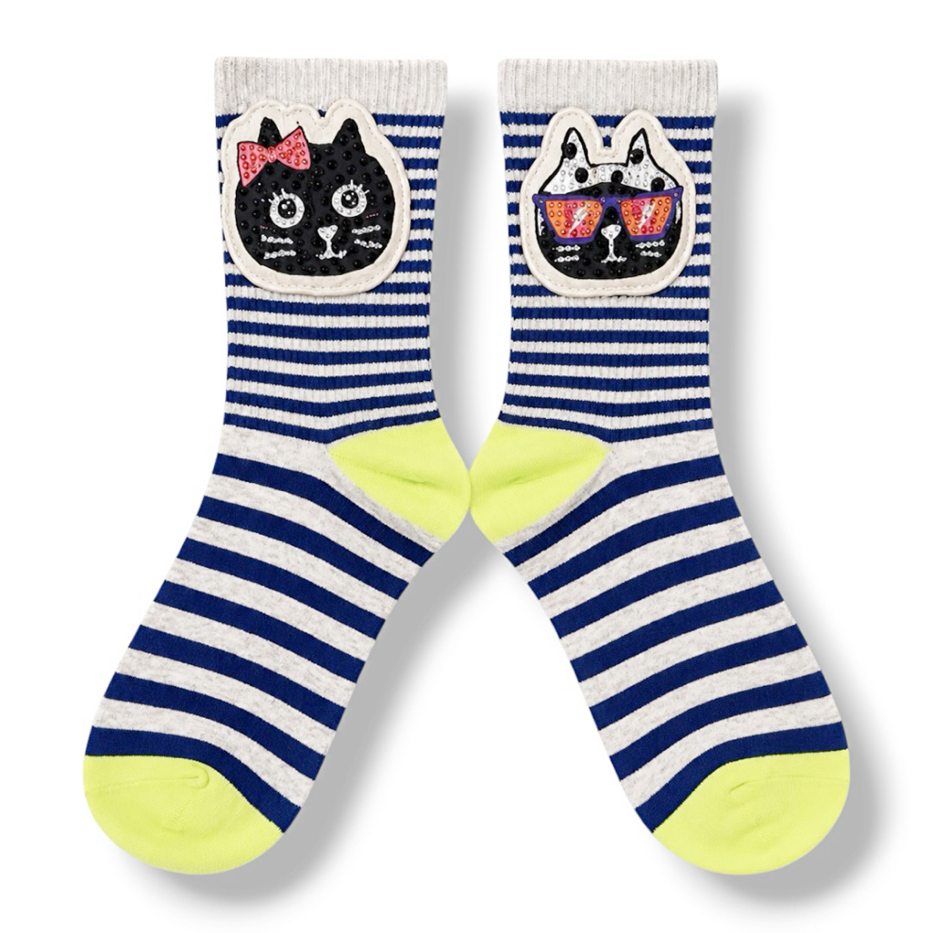 (Pre Order) Skye x Pebbly Neon Border Socks