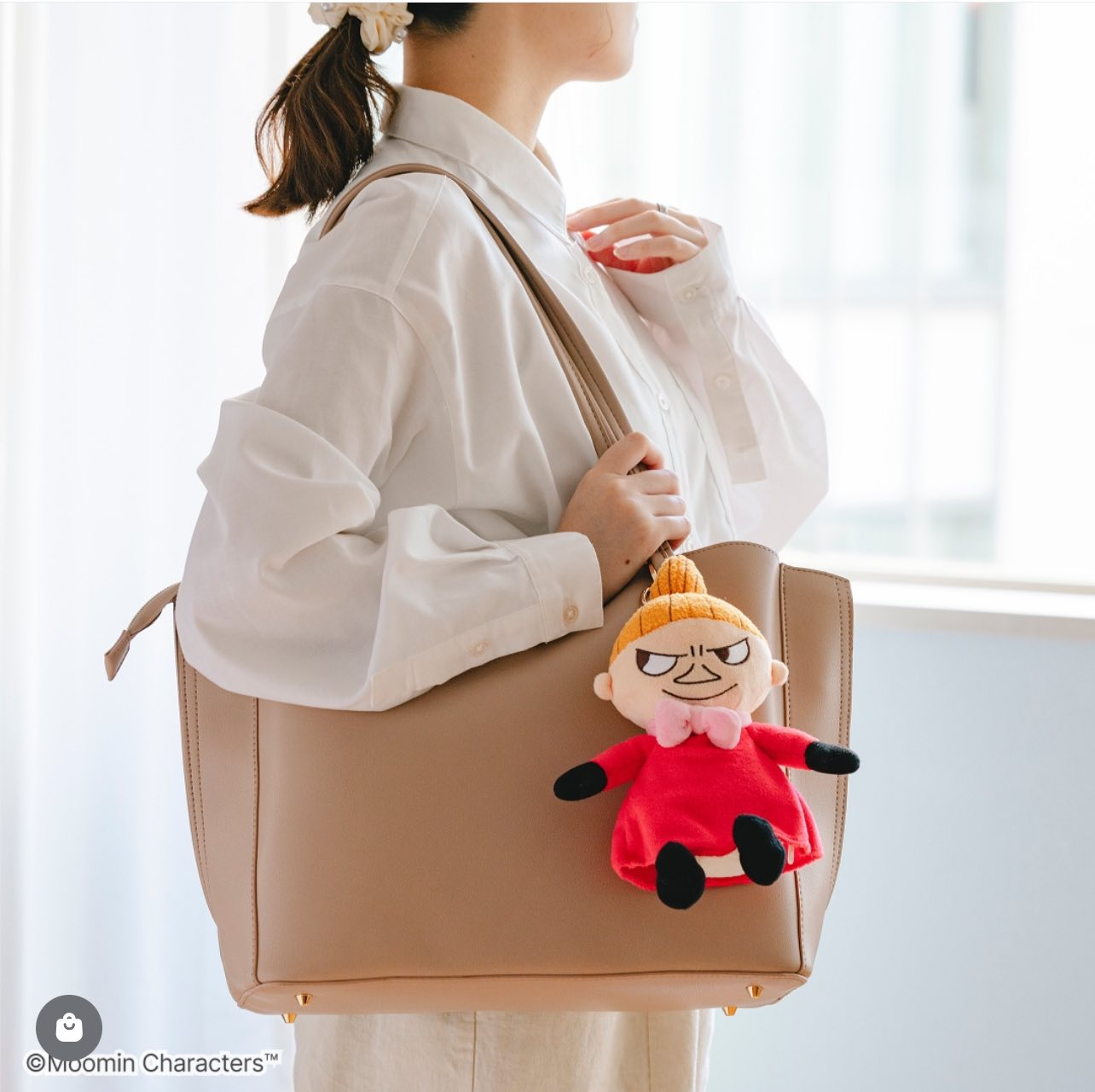 日本直送 Moomin 公仔掛飾環保袋