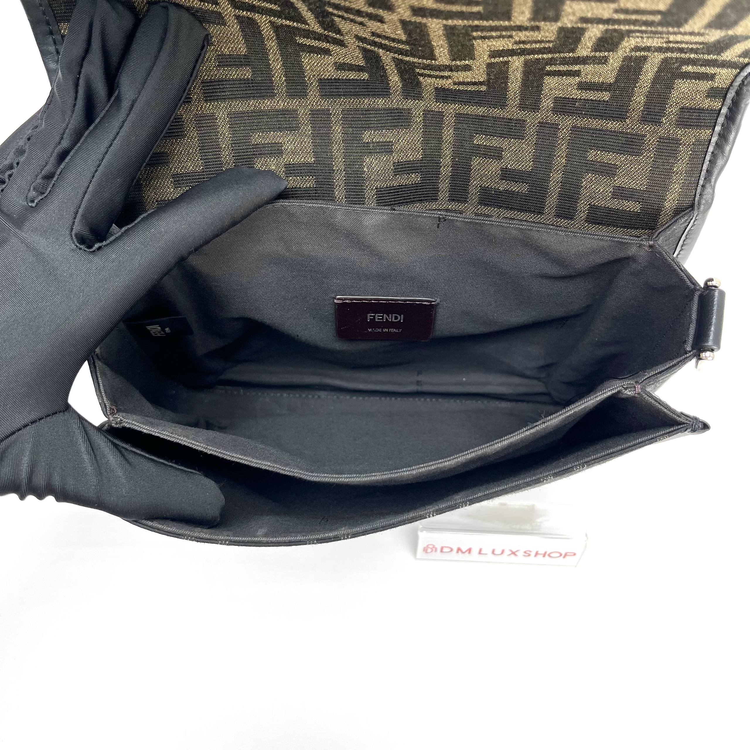 Fendi FF Jacquard Eclissi Messenger Bag