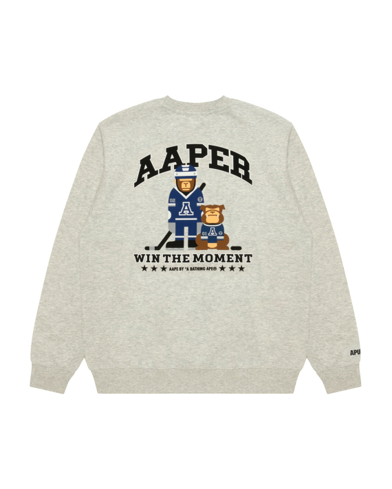 AAPE AAPER crew neck sweatshirt (D390XAR)