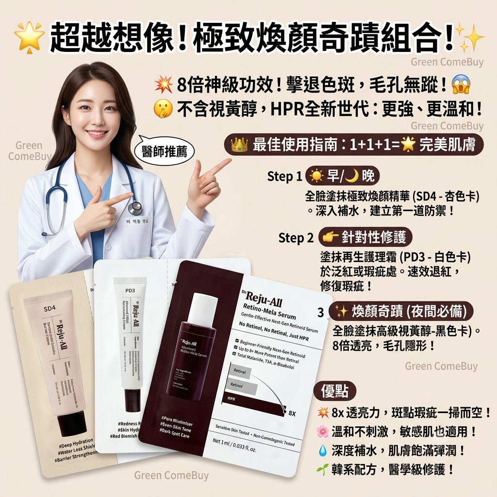 Dr.Reju-All 進階 PDRN 再生霜 試用裝 