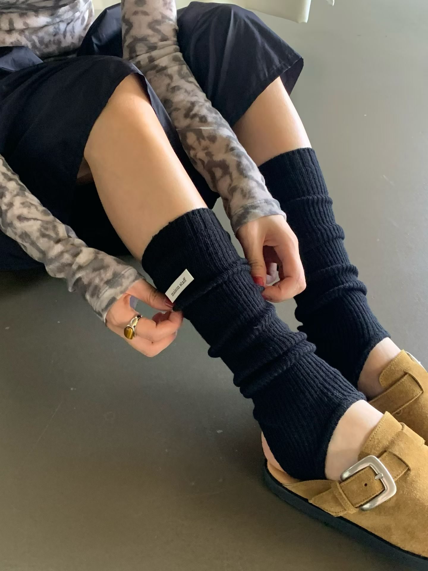 (2026FW) MAISONSTAFF -  LEG WARMERS