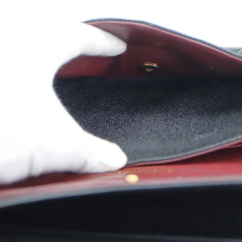 Chanel Matelasse Coco Mark Caviar Double Flap Chain Shoulder Bag