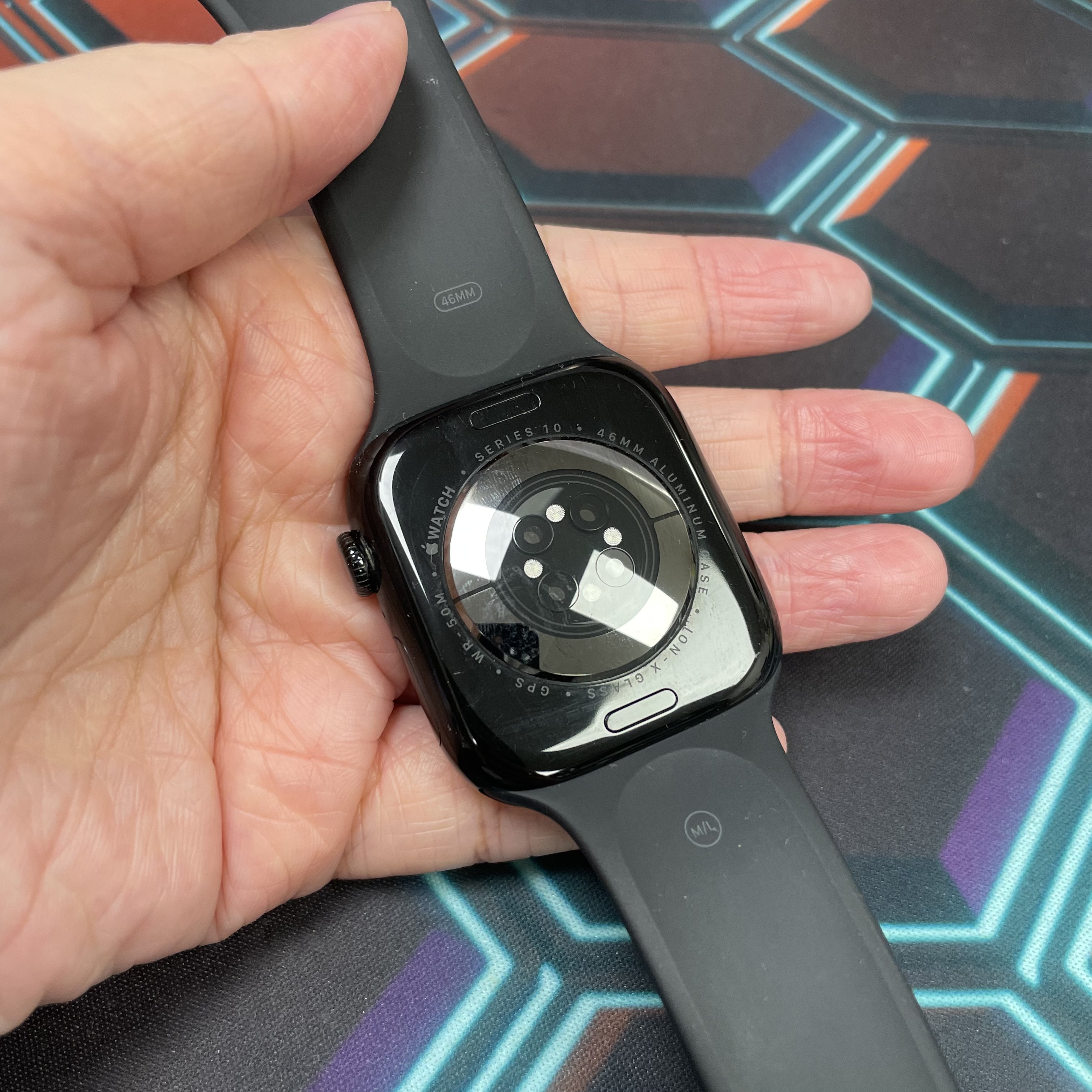 *8329 Apple Watch S10 超靚機 46mm 黑色 black