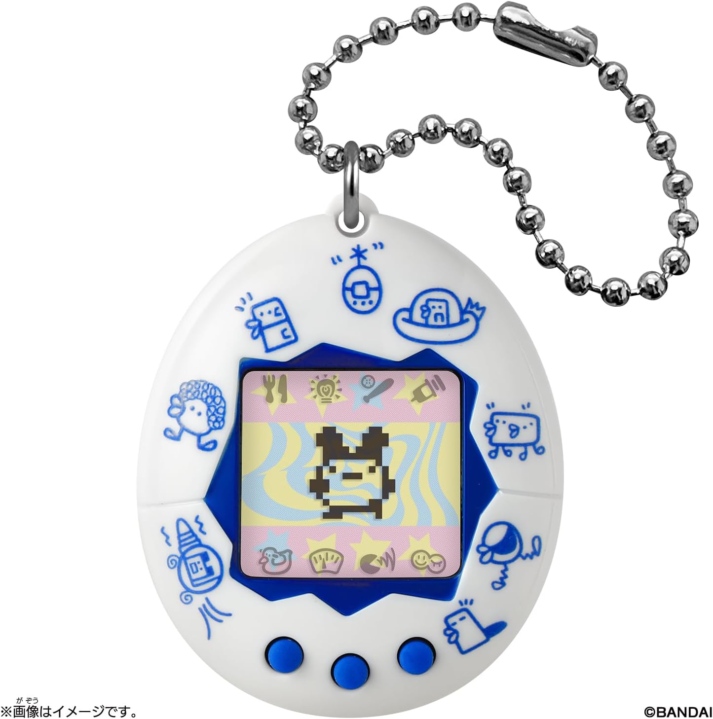(行版) Bandai Original Tamagotchi 30th revival New White 他媽哥池 30週年 發現新物種機 (白色)