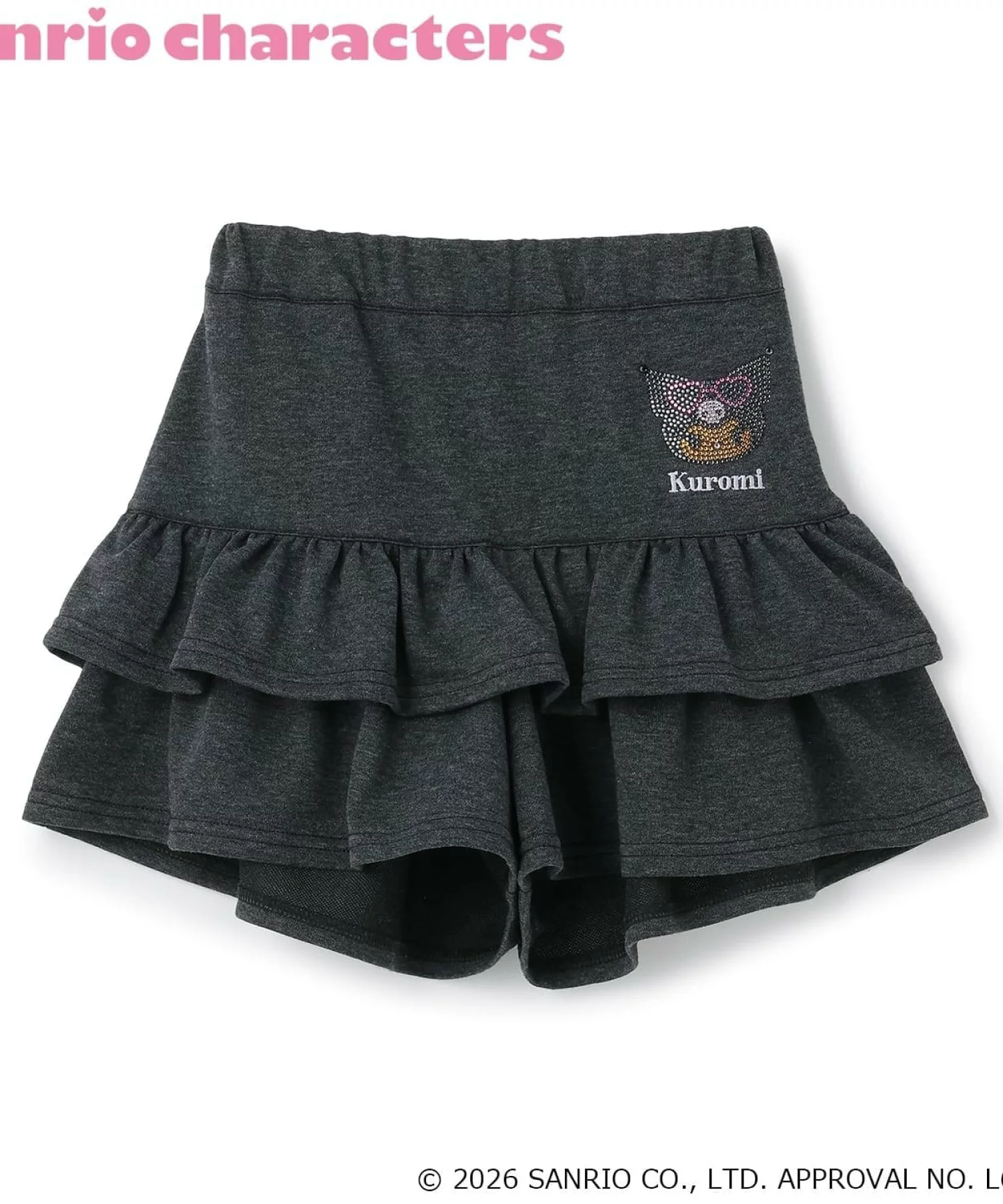 🆕【⭐訂購⭐】🌀 🇯🇵 日本直送 #Sanrio 水鑽 層疊裙褲［3款選］🌀 [ELGA-0040][260807]