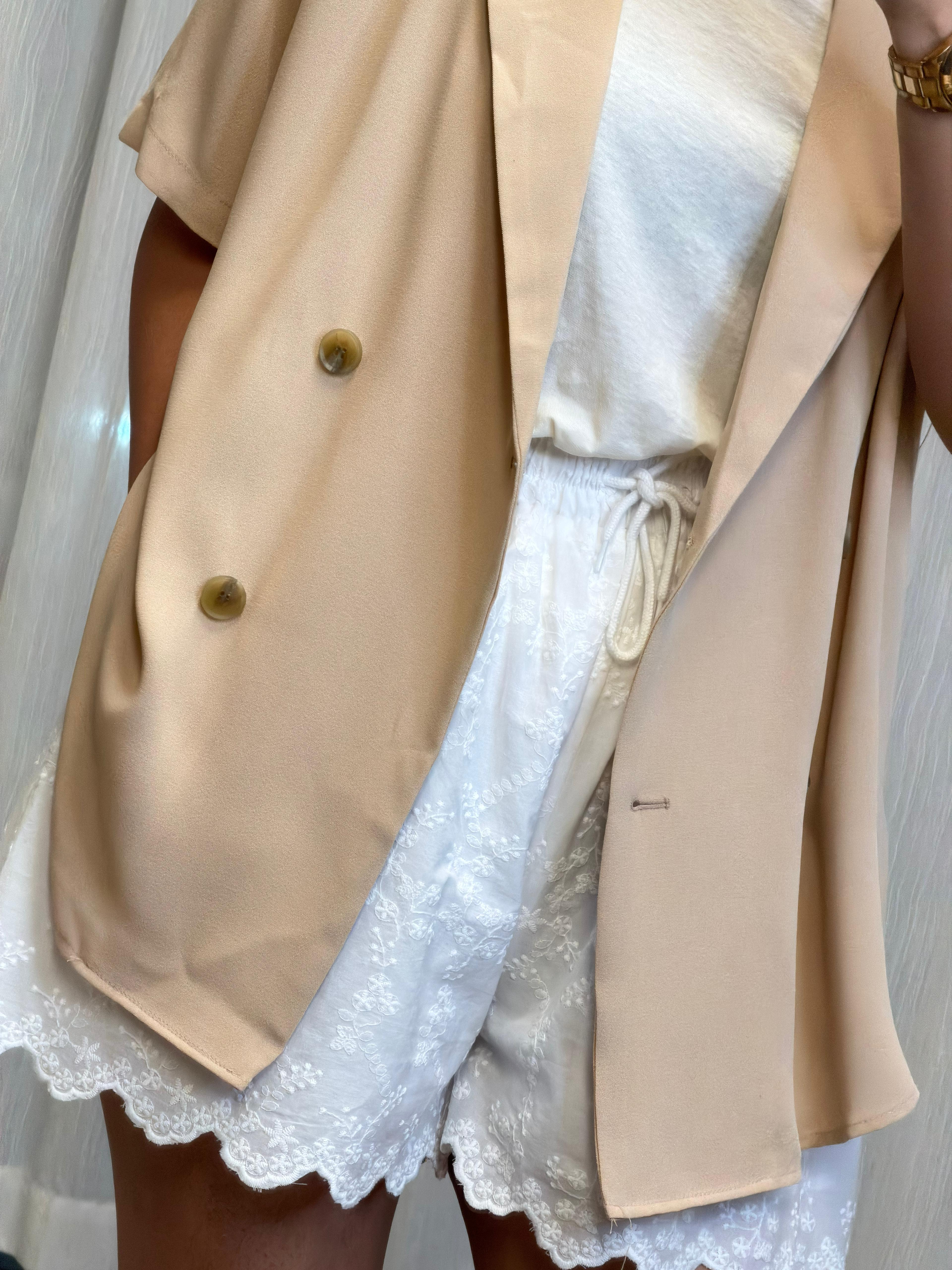 221117 雪紡短身外套