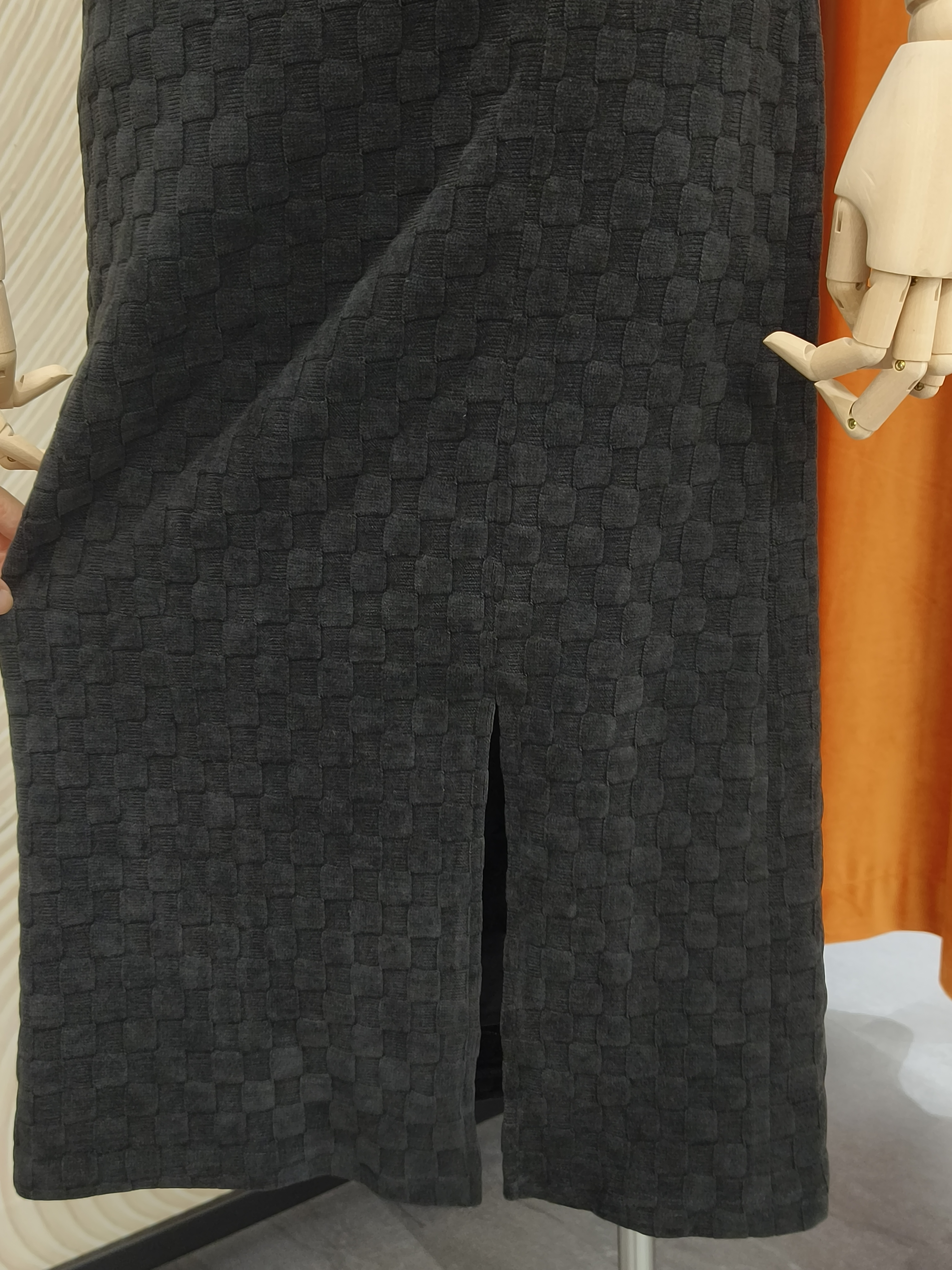 棋盘气质半身裙 Chess Board Skirt