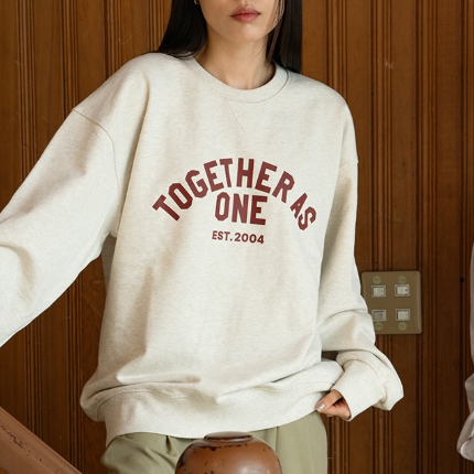 [T1 x Essential] TOGETHER AS ONE SWEARSHIRT