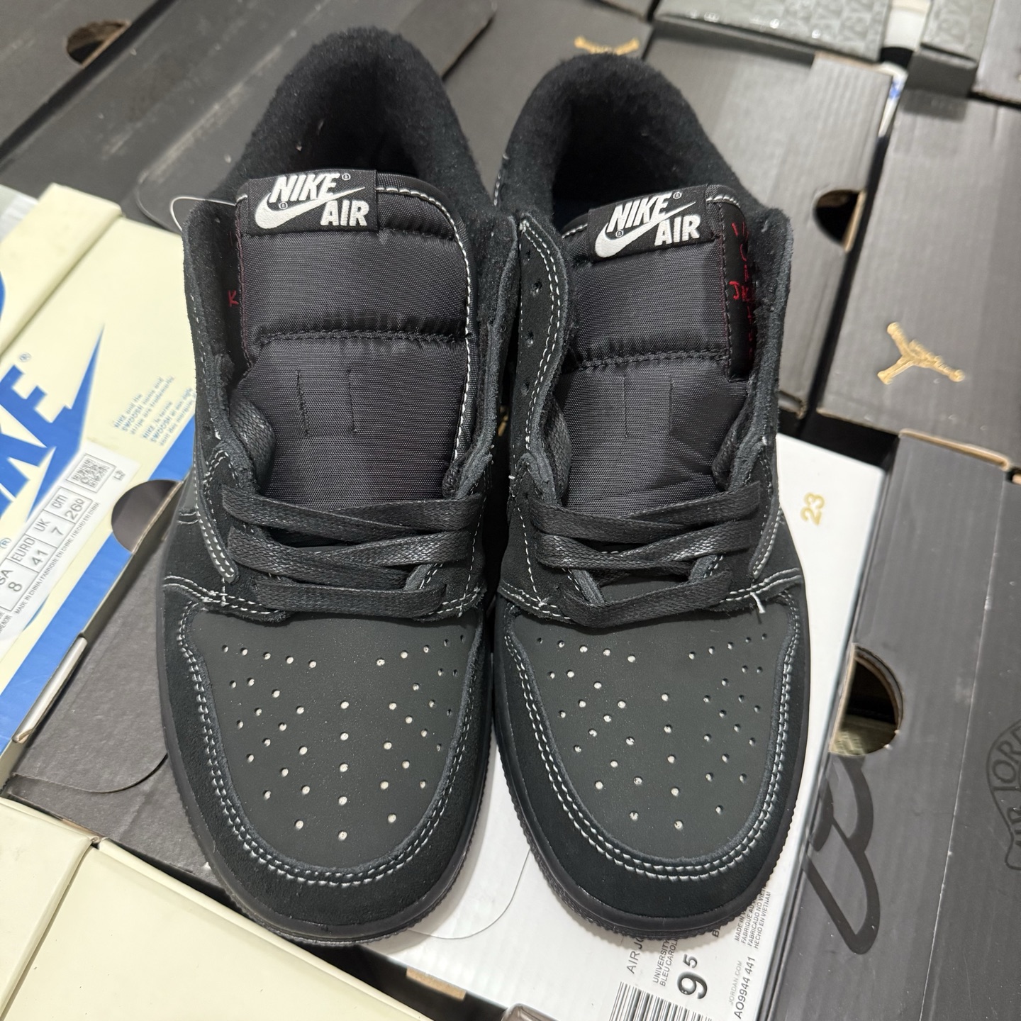 Travis Scott x Air Jordan 1 Low OG SP "Black Phantom" DM7866-001