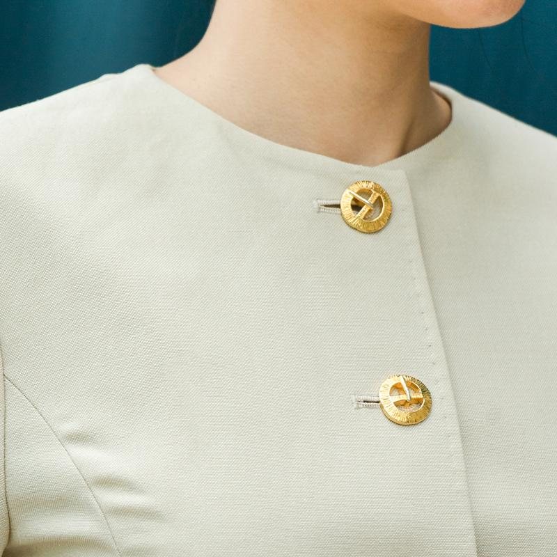 Vintage Japanese Plidoul Tokyo Style Spring/Summer Blazer with Golden Buttons(MT1606-32)