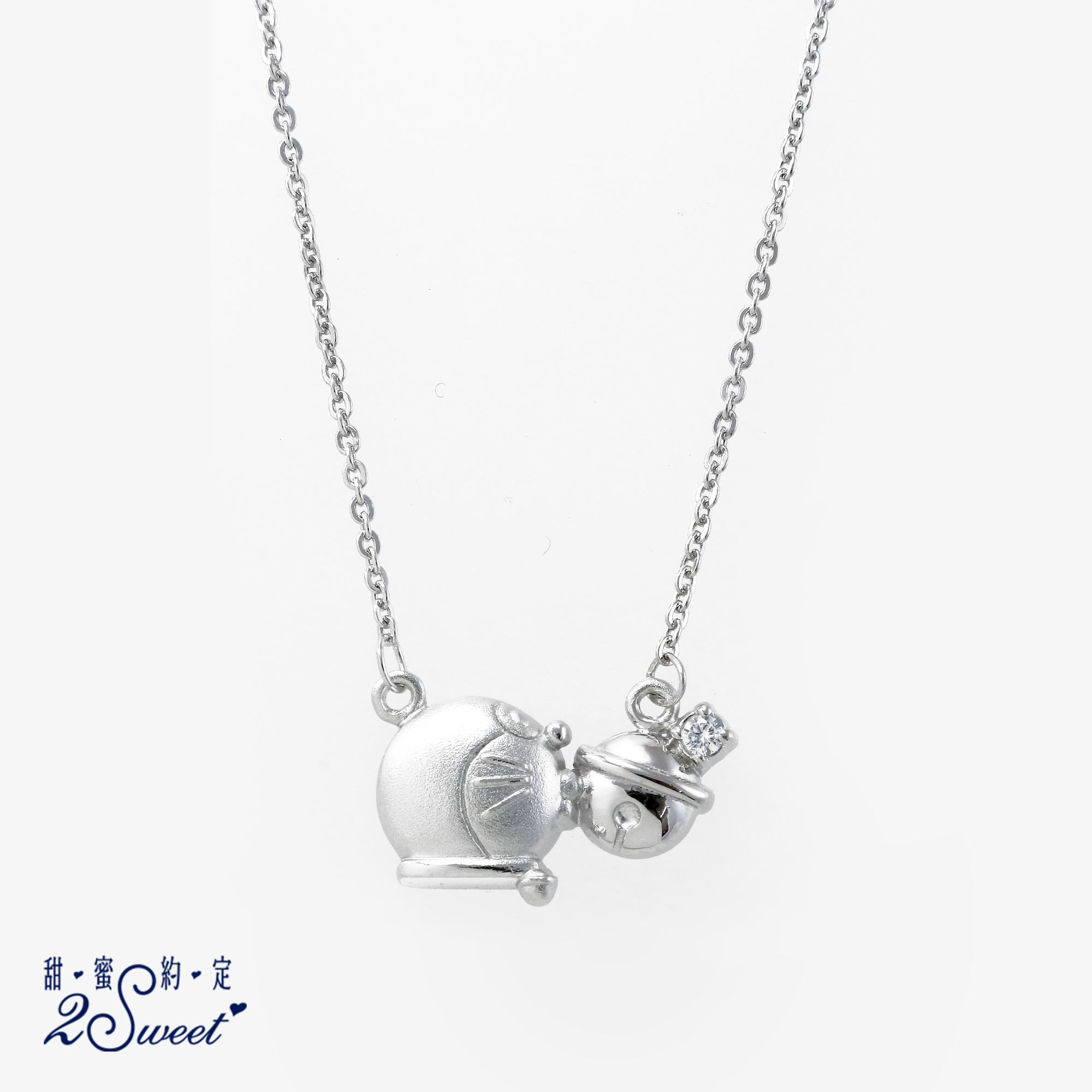 📦訂購 台灣代購 2sweet 甜蜜約定 Doraemon 多啦A夢 925純銀頸鏈