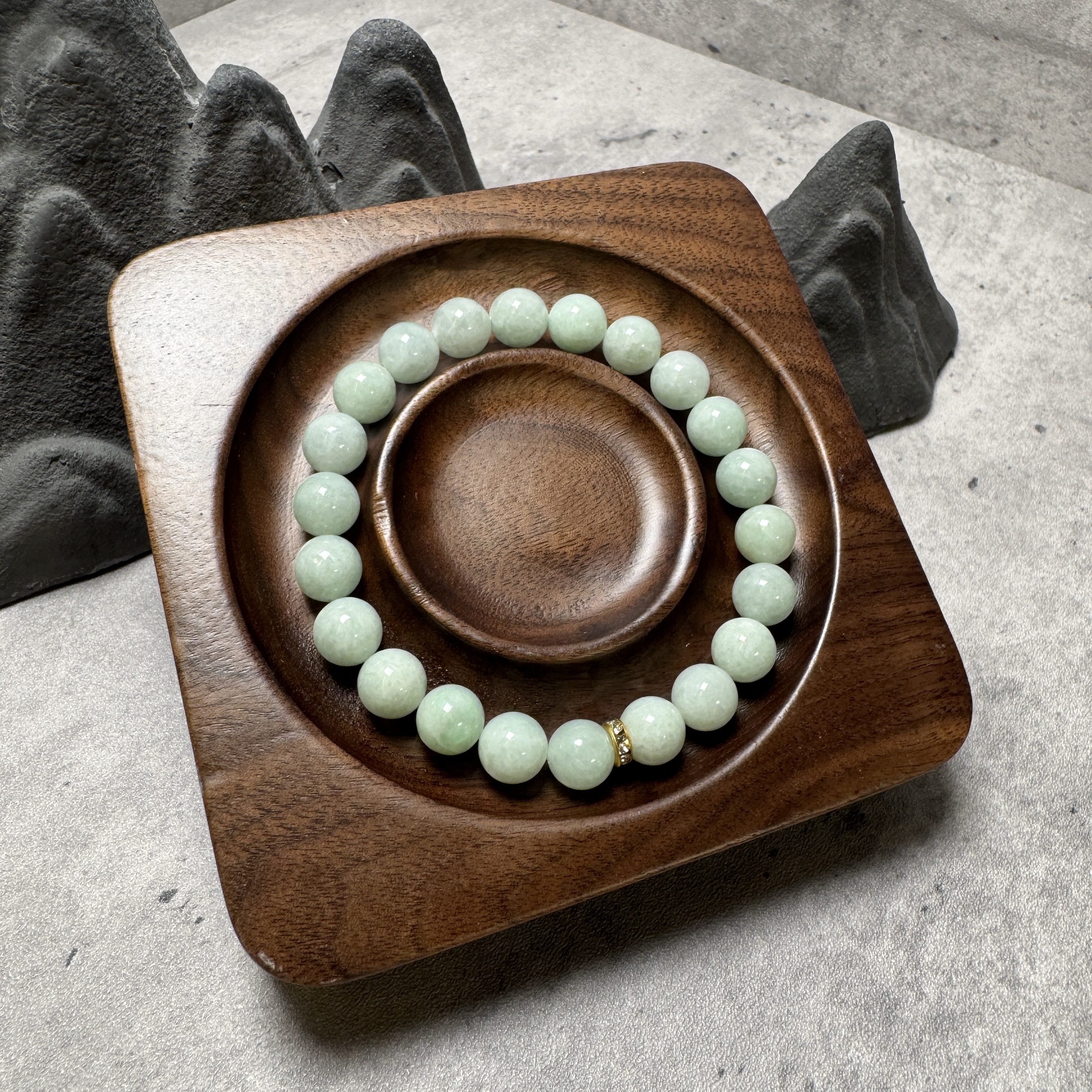 甜果綠翡翠8.5mm手串