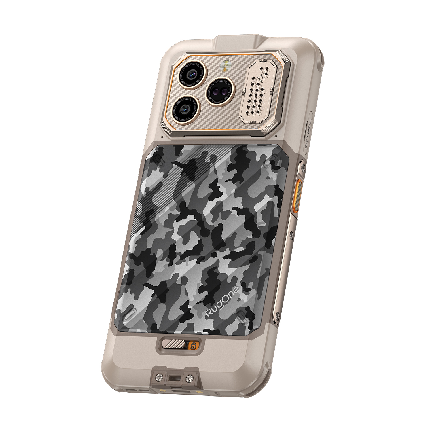 RugOne Xever 8 | 6.5吋 120Hz 4800mAh 可換電池 夜視 手電筒 117dB喇叭 支援eSIM 三卡槽 Widevine L1 AI工具 三防手機 Rugged Phone