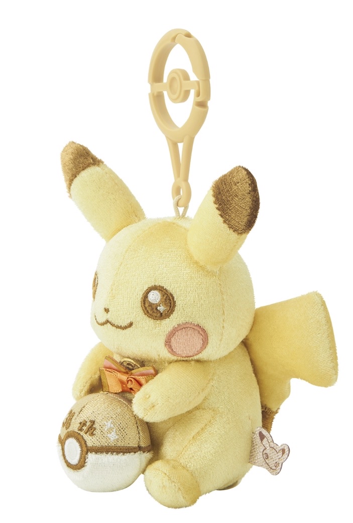 🌸 【預訂】Pikachu 金版30週年公仔掛飾-Pikachu 30週年