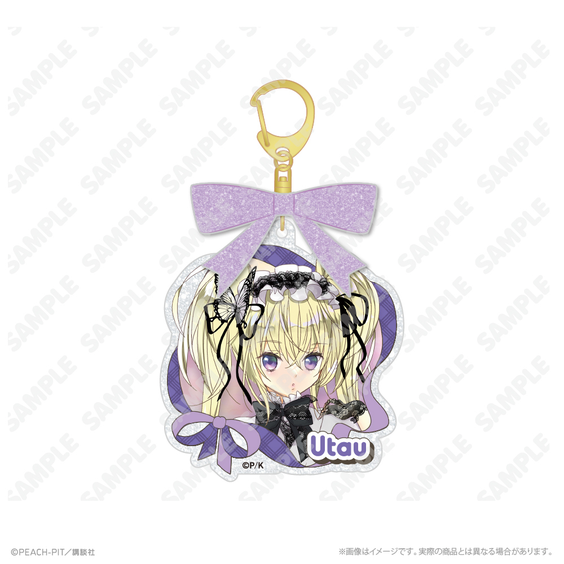 《Pre-Order》Acrylic Keychain with Ribbon｜守護甜心Shugo Chara! X 淺草花屋敷 事後通販 (26SC117-P)