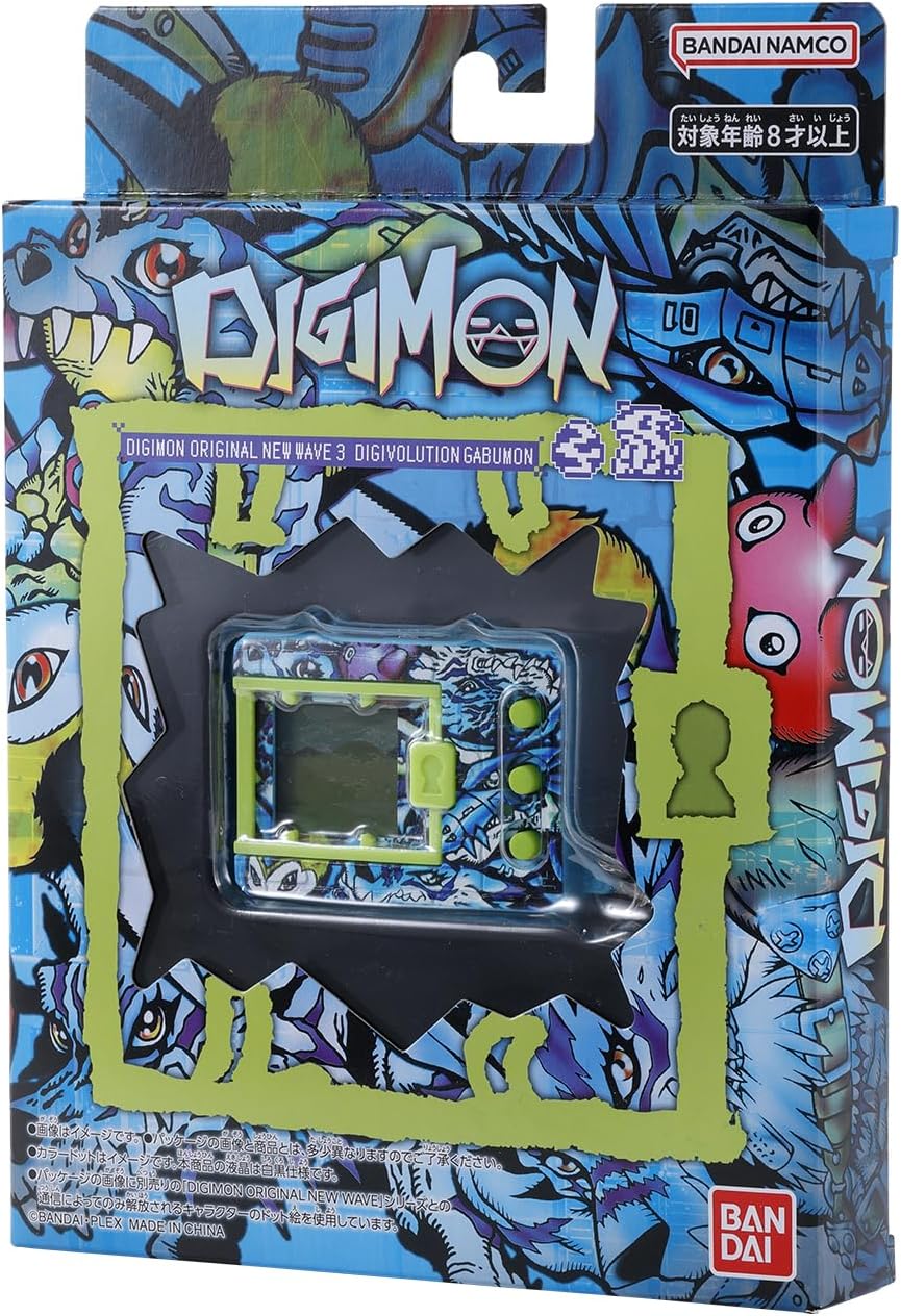 (預訂訂金 $100) (總價 $138) Bandai 數碼暴龍機 Digimon Original New Wave 3 (塗鴉加布獸 Graffiti Gabumon / 像素數碼蛋 Pixel Digiegg / 數碼進化加布獸 Digivolution Gabumon / 數碼迷彩 Digimon Camouflage) (行版) 