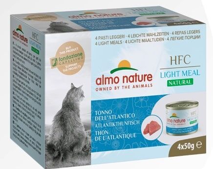 Almo Nature HFC Light Meal 大西洋吞拿魚 健怡罐頭 50gx4