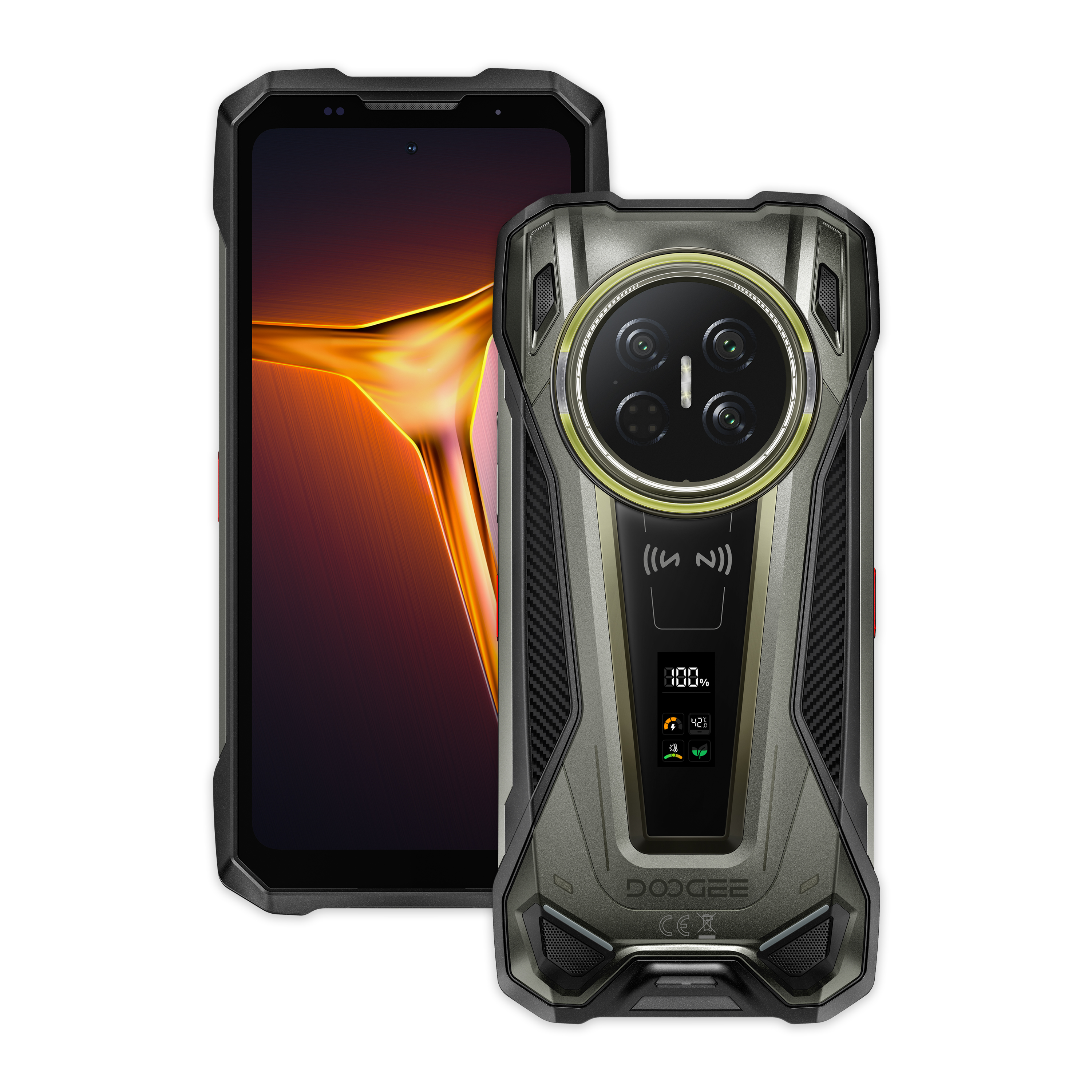 DOOGEE V Max 2 Pro 5G | 16GB/1TB 6.78吋 120Hz 1.05吋背屏 22000mAh 33W反充 夜視 露營燈 警示燈 RGB燈效 雙喇叭 即時對講功能 WiFi6E 雙頻GPS 三卡槽 AI工具 三防手機 Rugged Phone