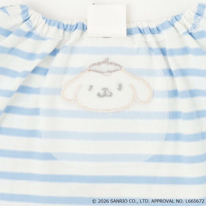 🇯🇵預訂 日本直送🇯🇵Petit Main x Sanrio系列三色人物賞櫻刺繡貼花短袖上衣