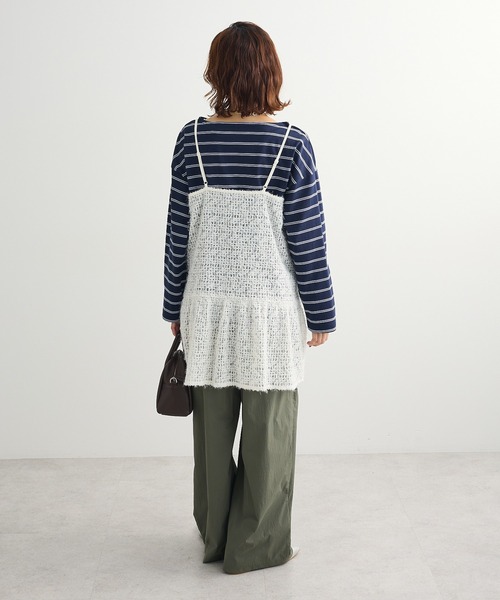 蕾絲吊帶背心layer