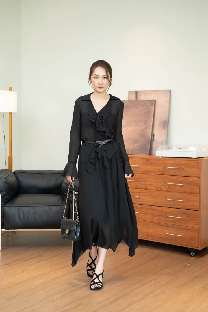 SS-SW5200 FRILL UNEVEN SET SKIRT