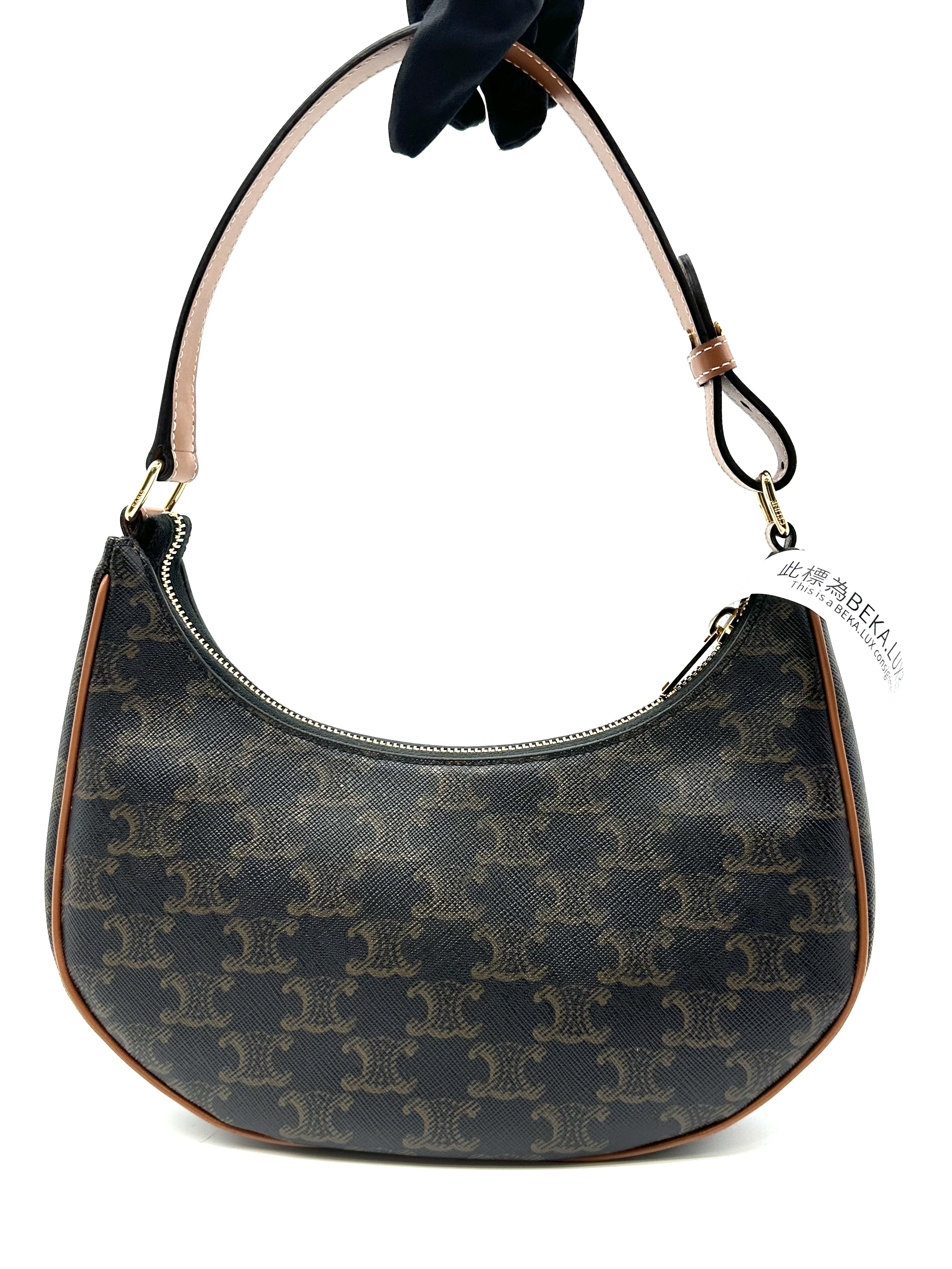 Pre-Owned CELINE Ava Bag in Triomphe Canvas and Calfskin / Product Code: 26050614