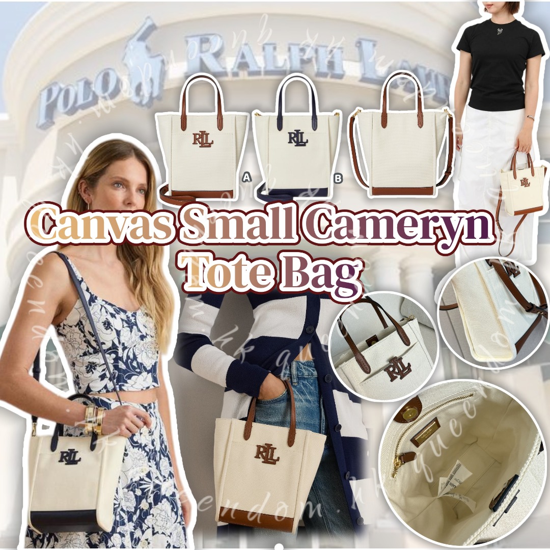 Lauren Ralph Lauren Canvas Small Cameryn Tote Bag 托特袋