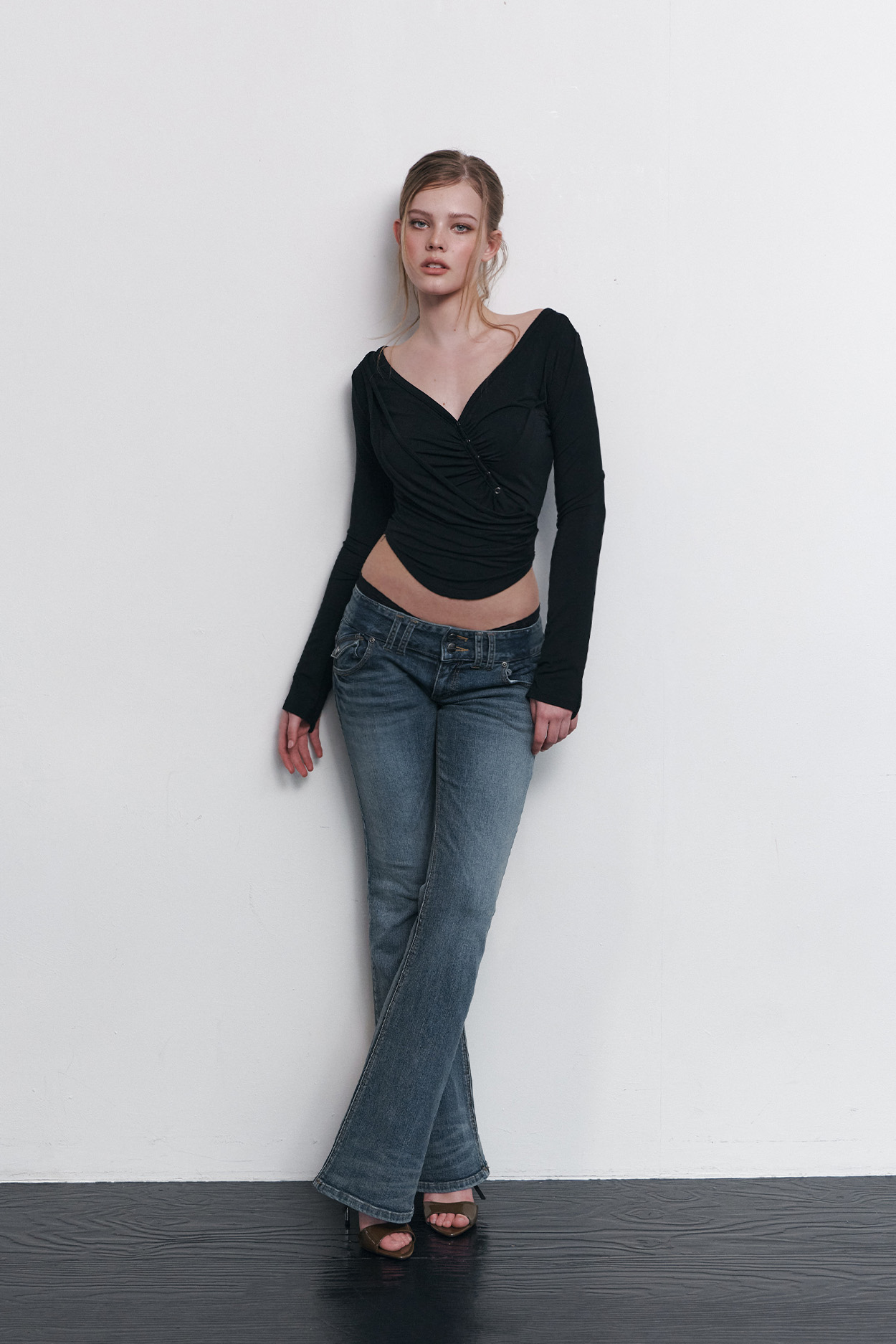 pleaseNOFOLLOW - Deba Long Sleeve Top (Black)