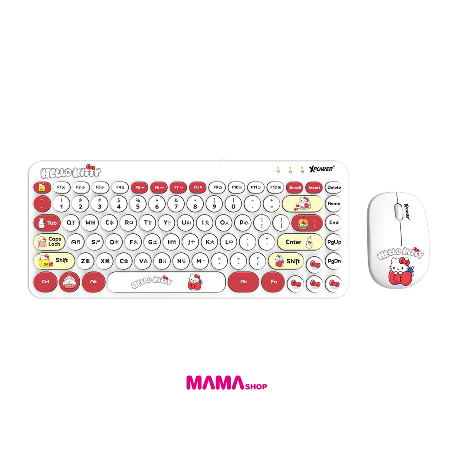 Sanrio Hello Kitty KB9 2合1 2.4G 無線鍵盤滑鼠套裝