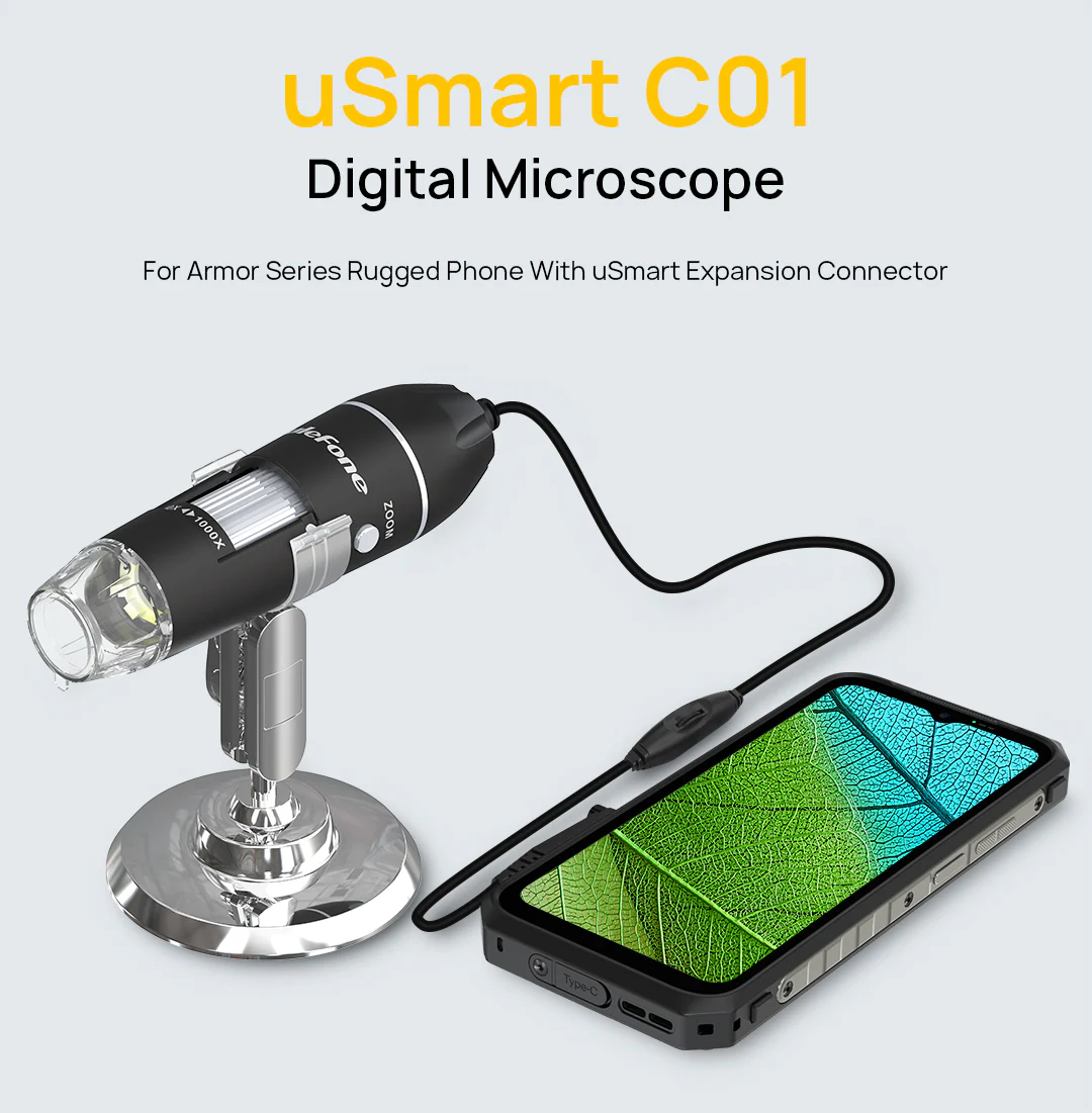 Ulefone uSmart C01 Digital Microscope 顯微鏡