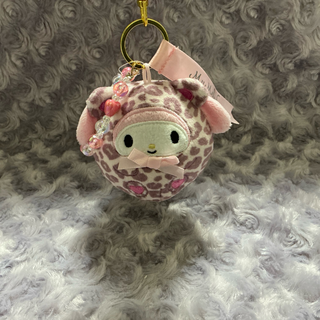 「現貨」Sanrio豹紋不倒翁公仔匙扣