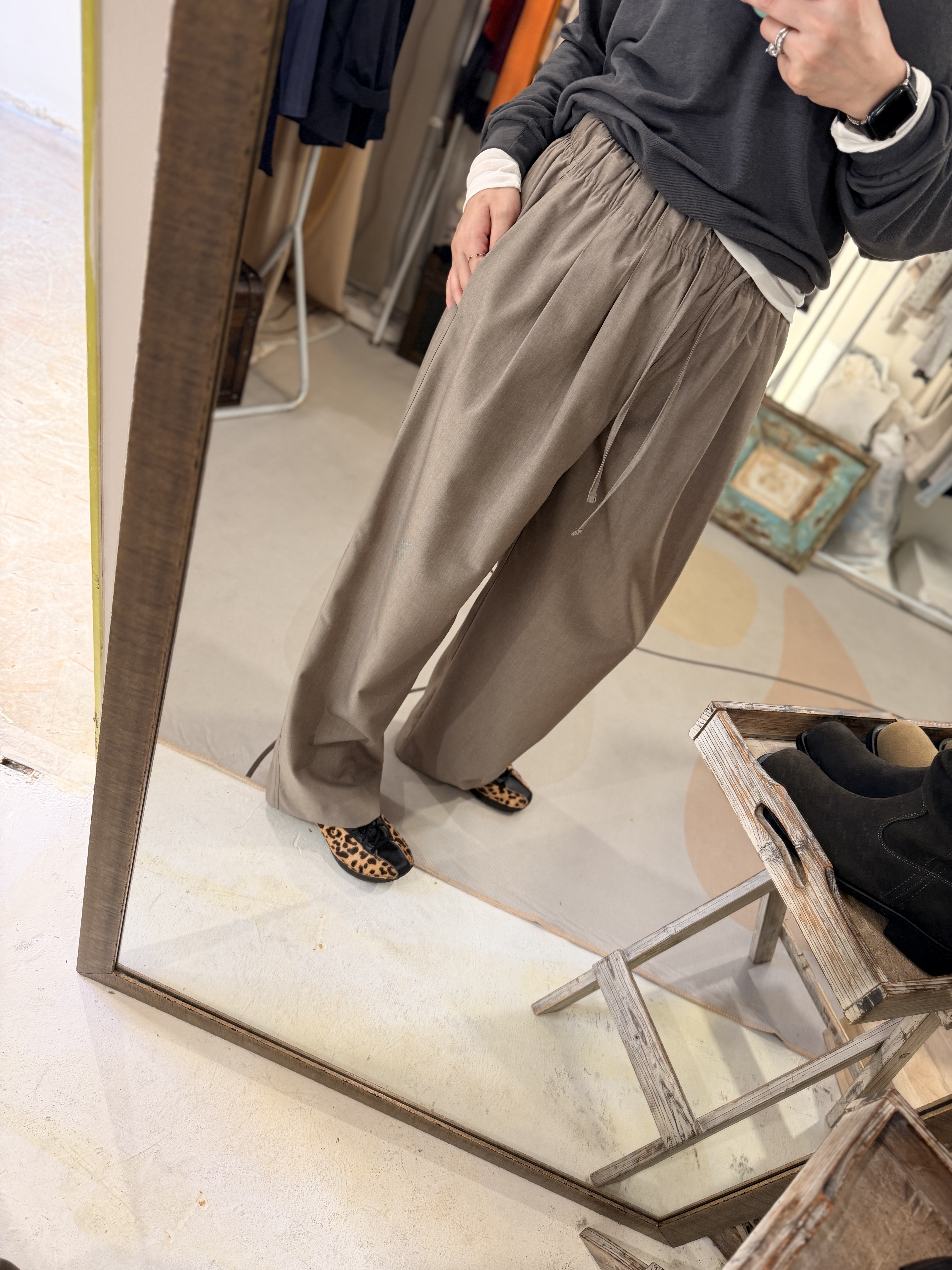 Elastic waist pants
