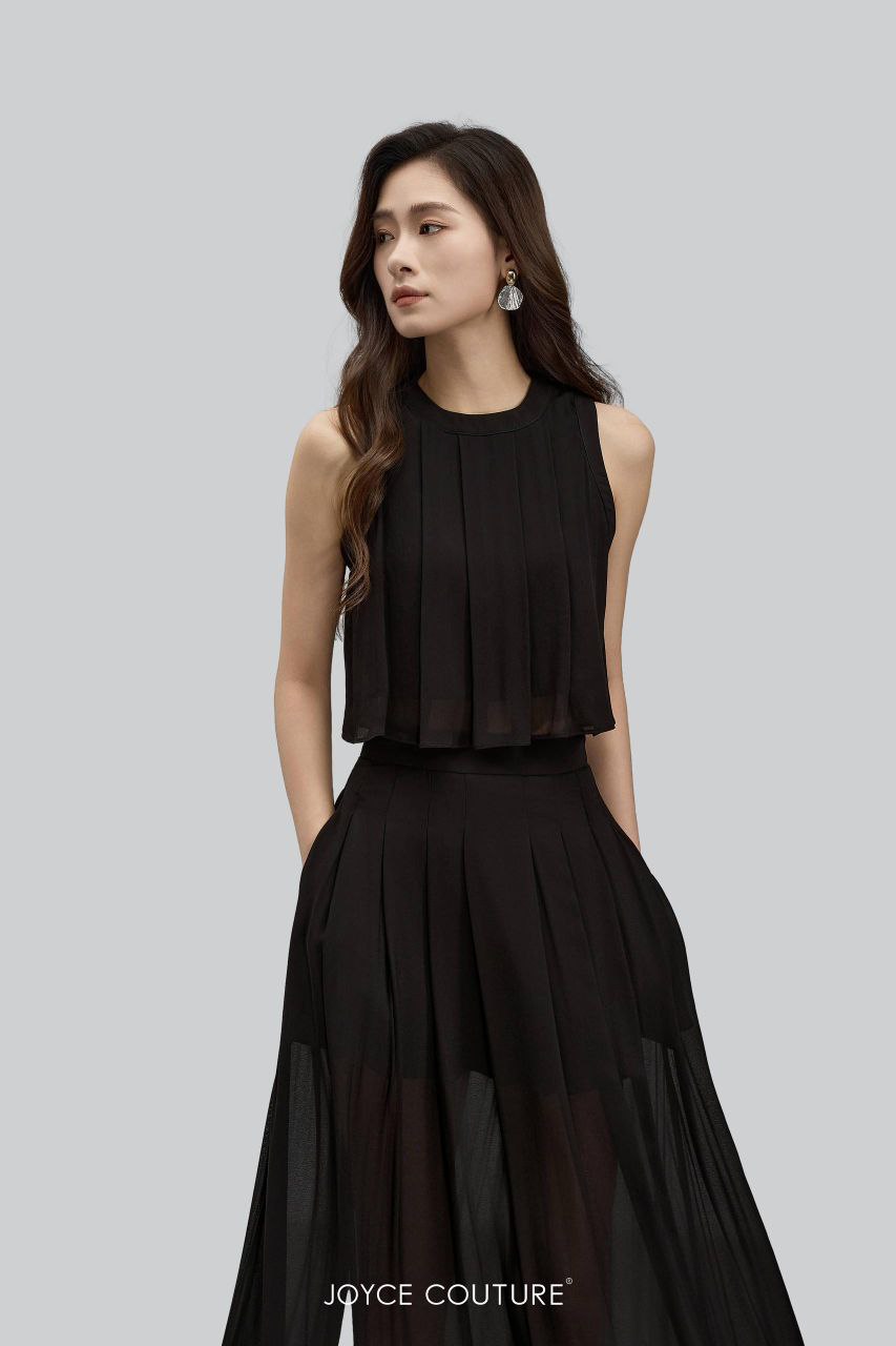 轻盈且优雅半长裙 S0150