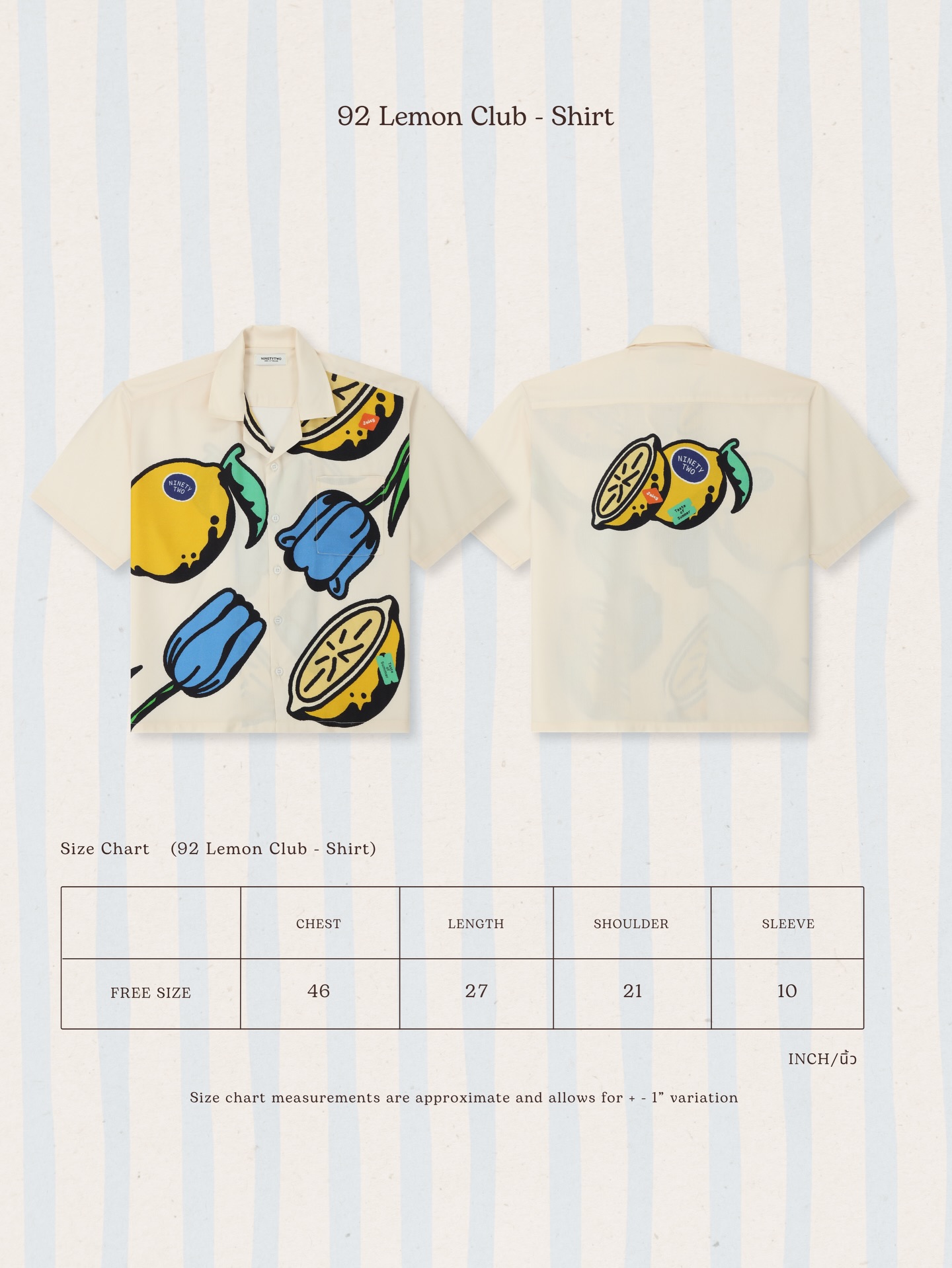 搶購（24/4 中午12點截止） | FreenBecky - Freen 個人品牌 NinetyTwo 新系列 “ Lemon Club ” Collection 🍋
