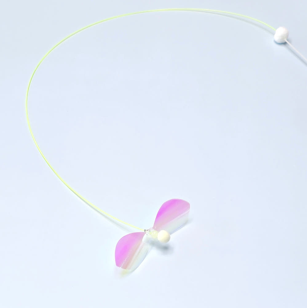 韓國 🇰🇷 handmade 螢光線 逗貓棒 