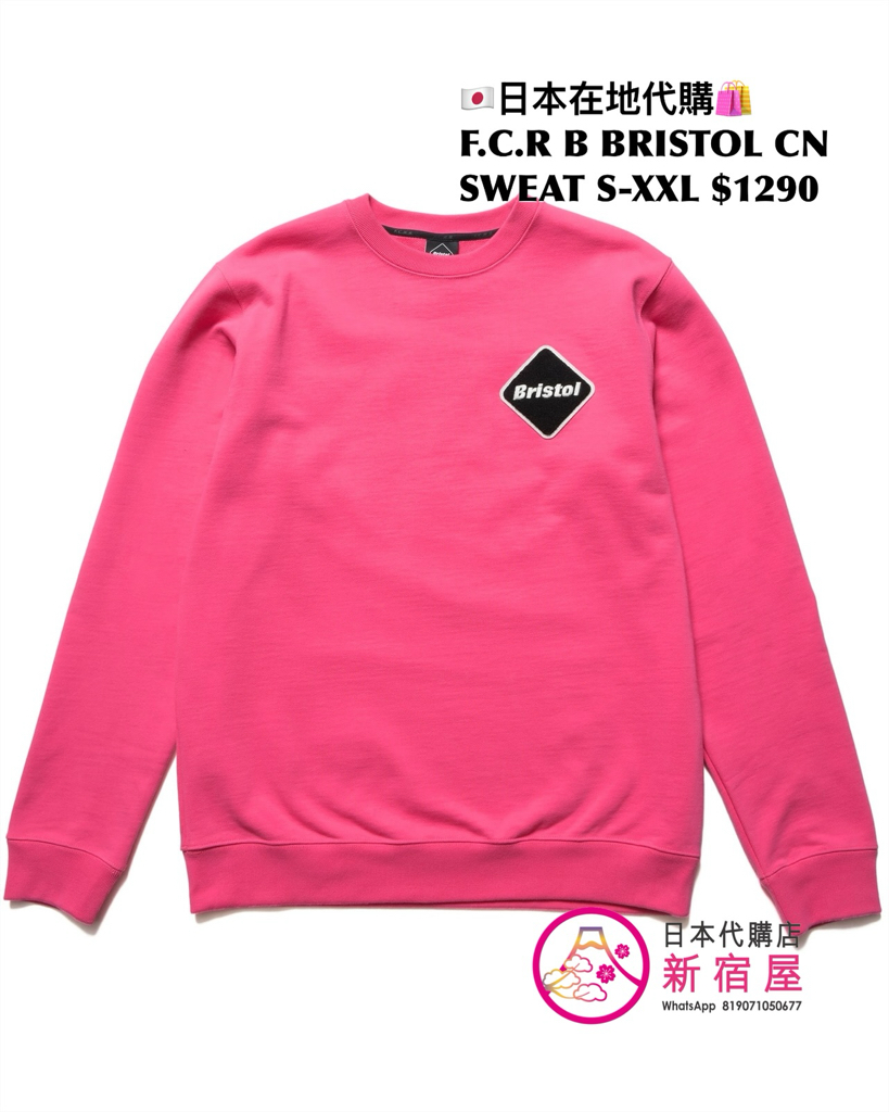F.C.REAL BRISTOL BRISTOL LS BAGGY TEE/ CREWNECK SWEAT/ BAGGY SWEAT HOODIE