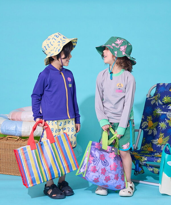 🇯🇵預訂 日本直送🇯🇵Markey’s 六色圖案滿印游泳袋沙灘袋