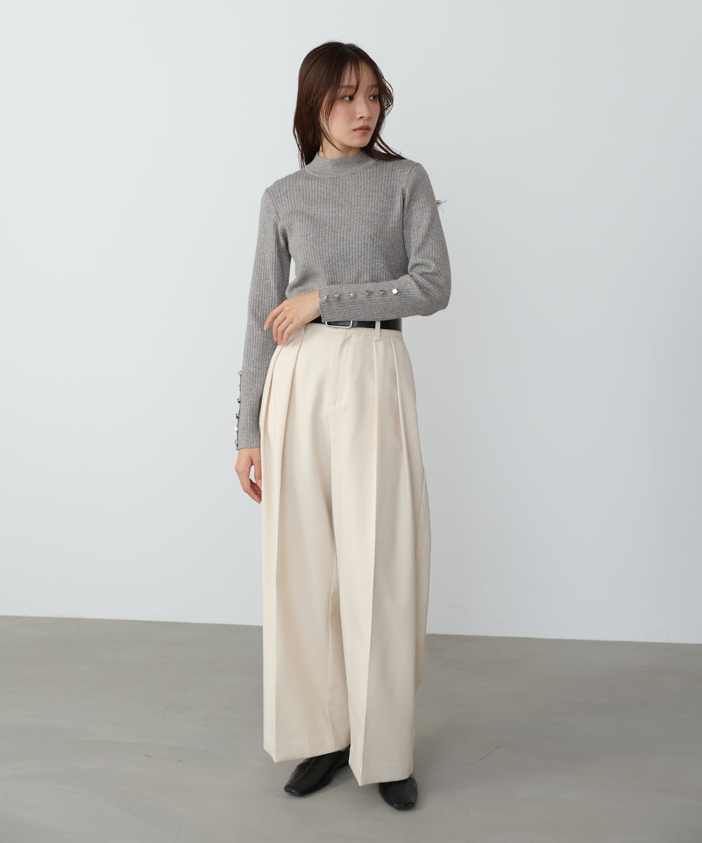 <JP> Blossom Button Ribbed Knit Top * 6色入 <預購>