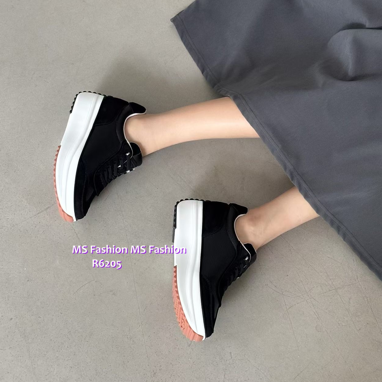 R6205 韓國🇰🇷真皮拼接Sneakers