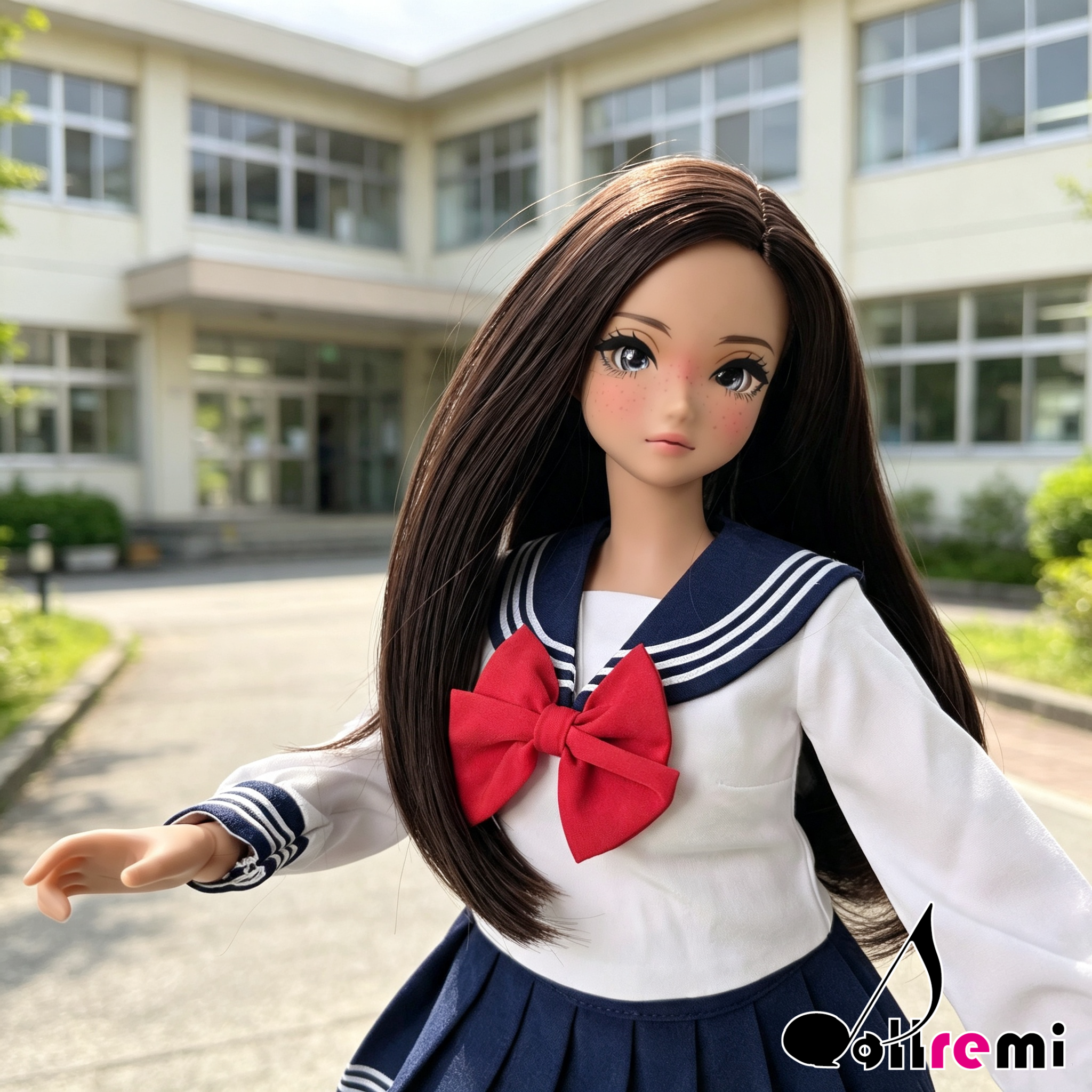 【dollremi】(P025) 長袖校服 Long-sleeved school uniform